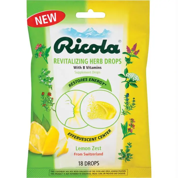 Ricola Revitalizing Lemon 18Pk 1