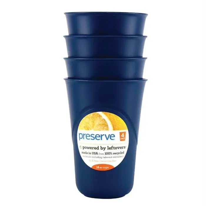 Preserve Cups 4Ct Blue 1