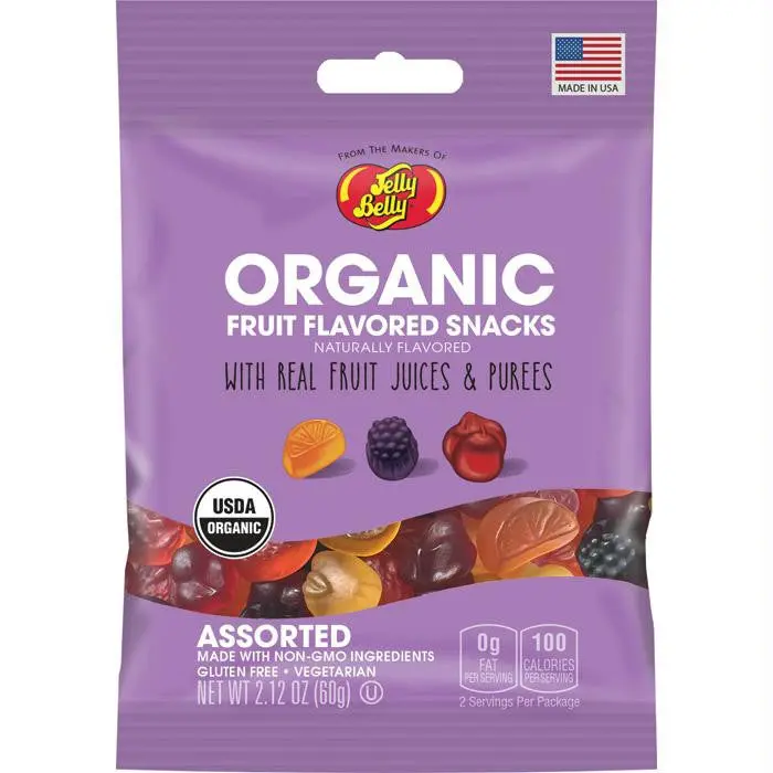 Organic Fruit Snacks 2.12 Oz 1