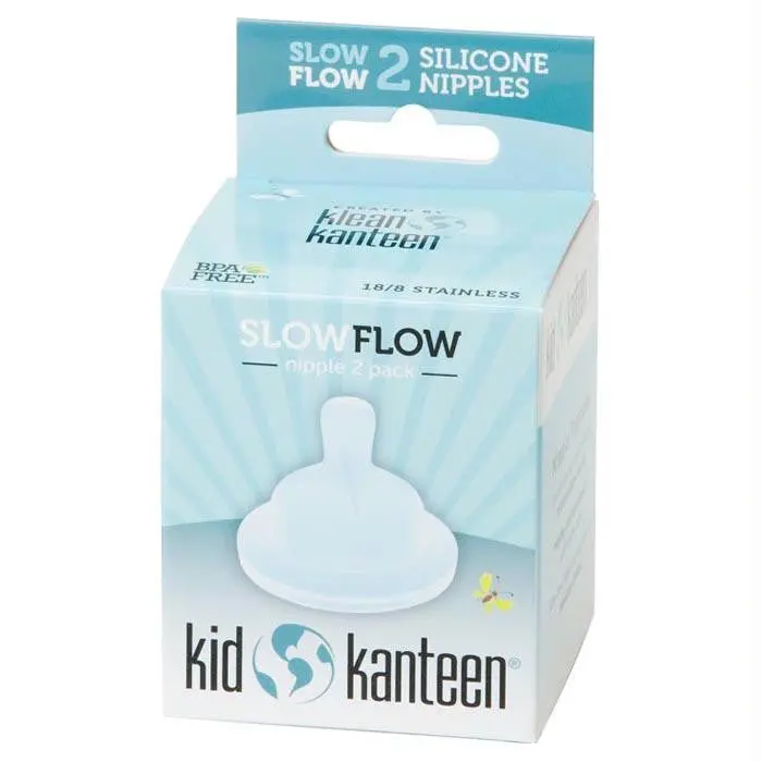 Kid Kanteen Nipple Slow 2 Pk 1