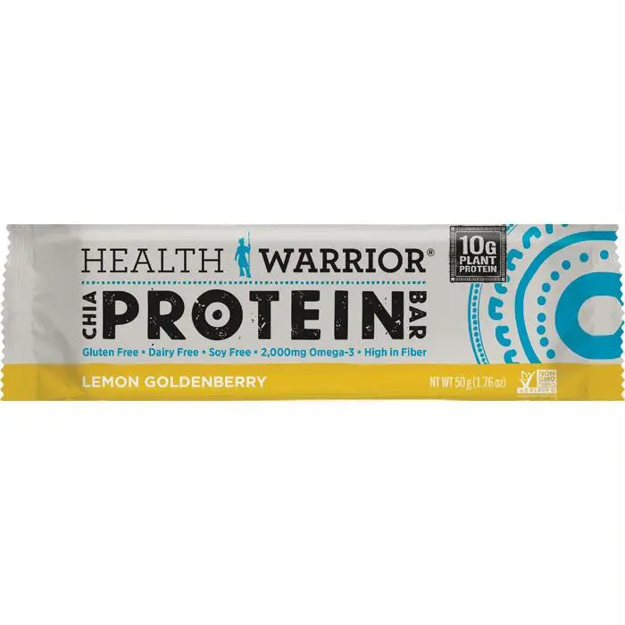 Chia Protein Bar Lemon Berry 1