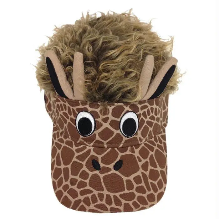 Giraffe Flair Hair Kids Visor 1