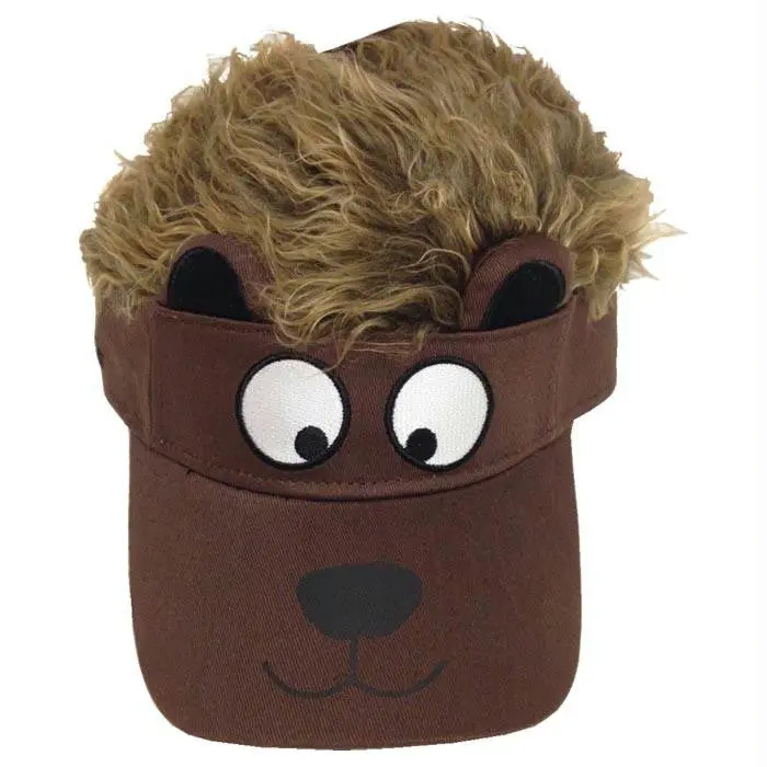 Bear Flair Hair Kids Visor 1