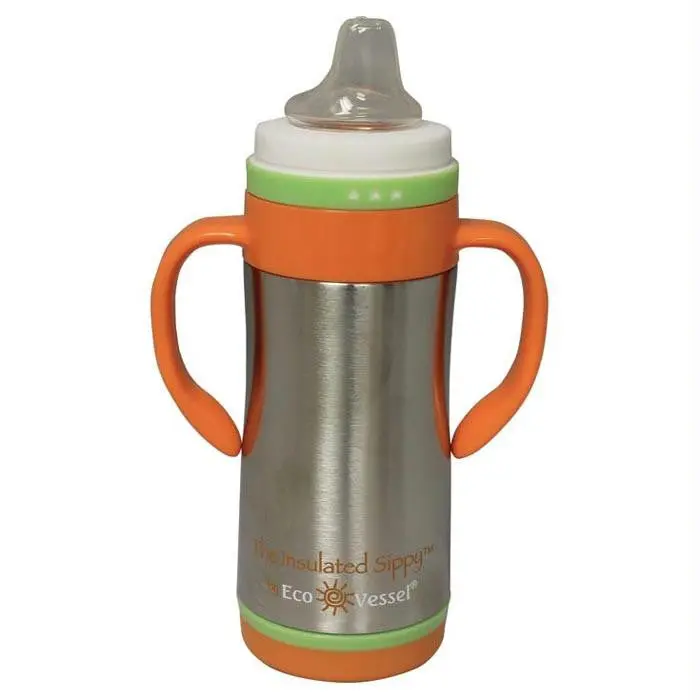 The Insulated Sippy 10 Oz Slvr 1