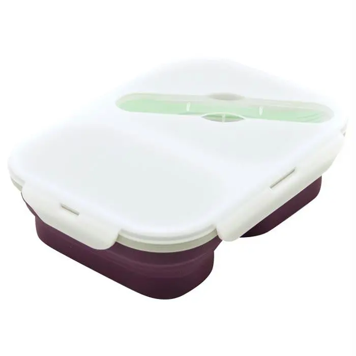 Eco Vessel Lunchbox 2 Cmpt Pur 1