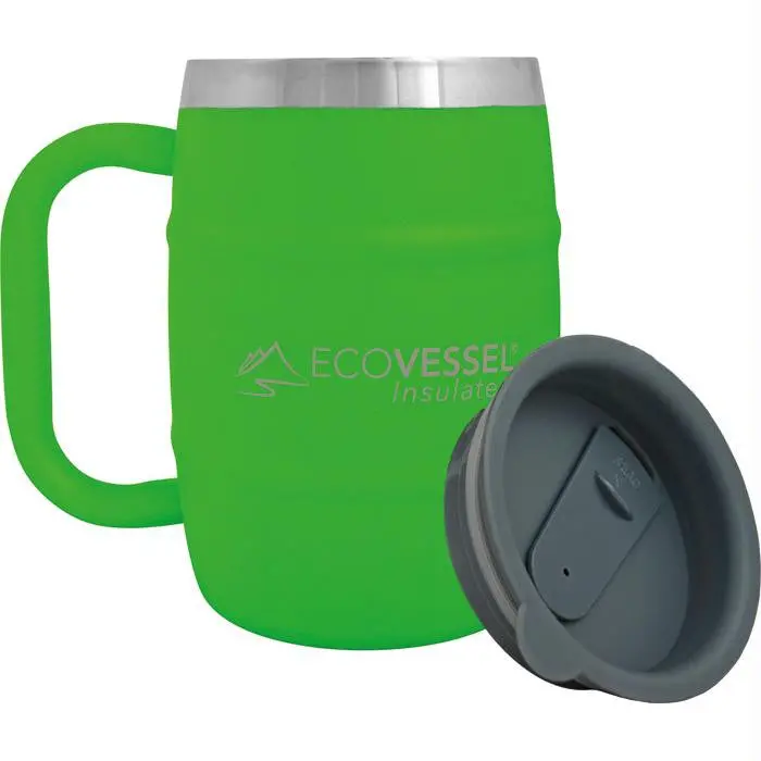 Double Barrel Mug 16 Oz Lime 1