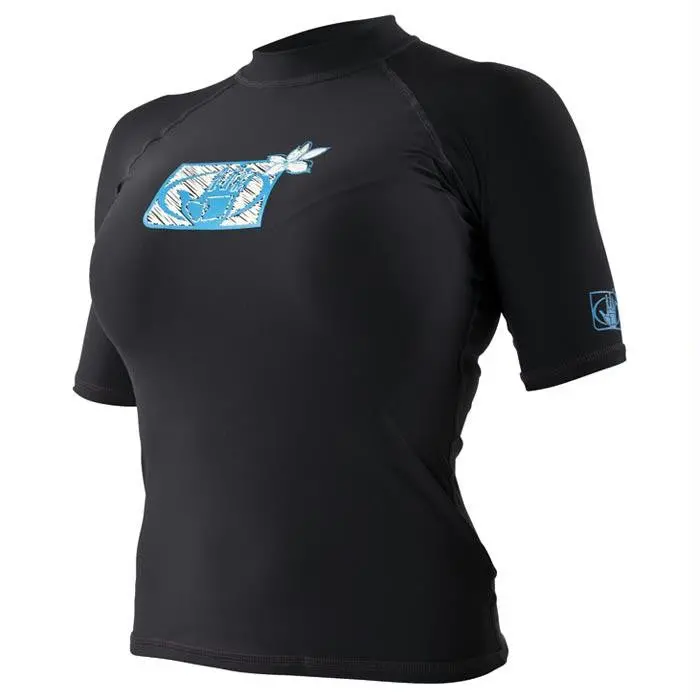 Fitted Rashguard W Ss Black Sm 1
