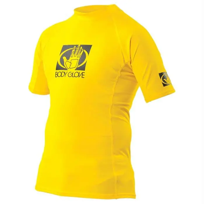 Fitted Rashguard Jr Ss Ylw 12 1