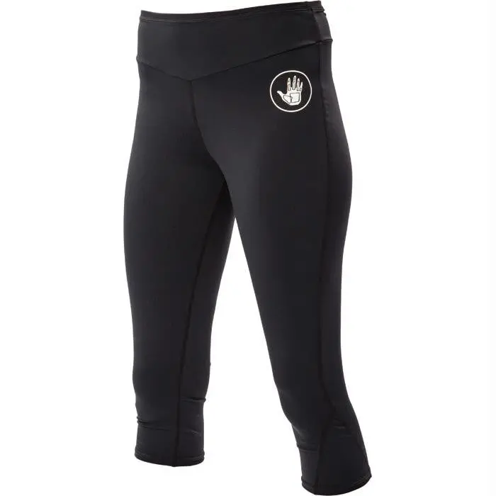 Fitted Lycra Capri Pant Blk Lg 1