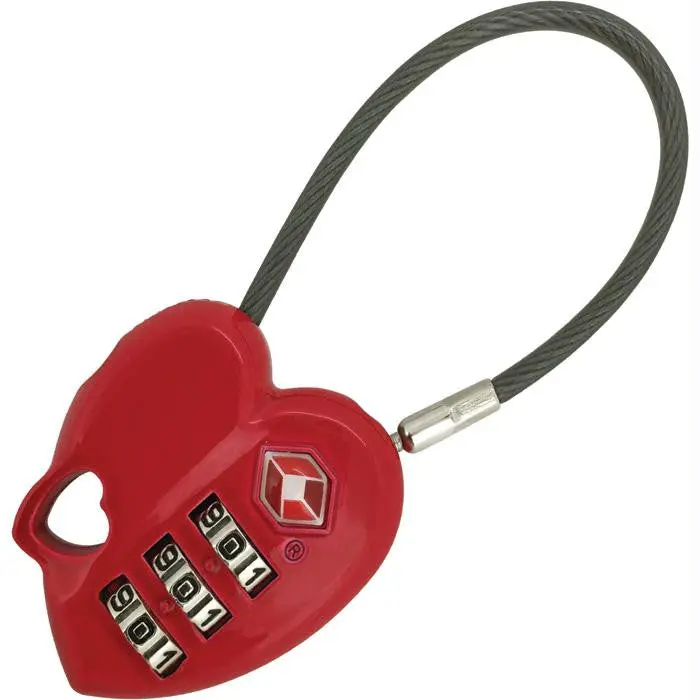 Munkees Tsa Heart Combo Lock 1