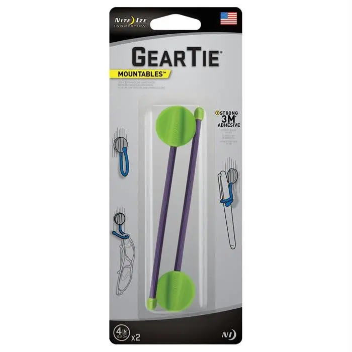 Gear Tie Hang Twist Tie 4" Grn 1