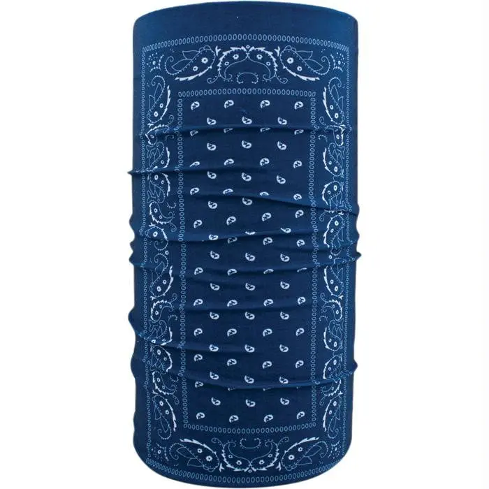 Motley Tube Poly Blue Paisley 1