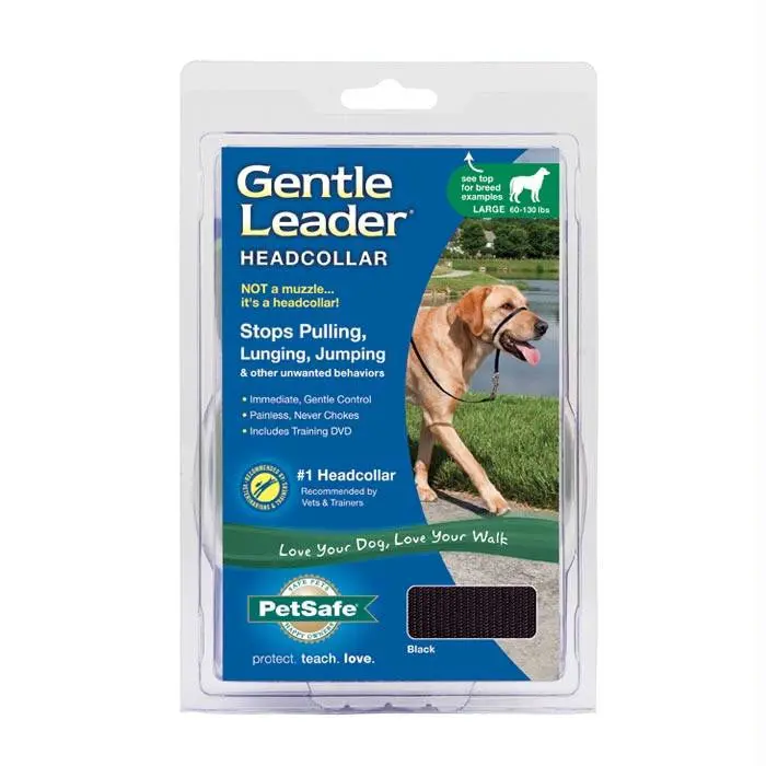 Leader Headcollar Black Lg 1