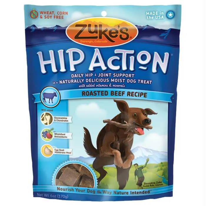 Hip Action Beef Treats 6 Oz 1