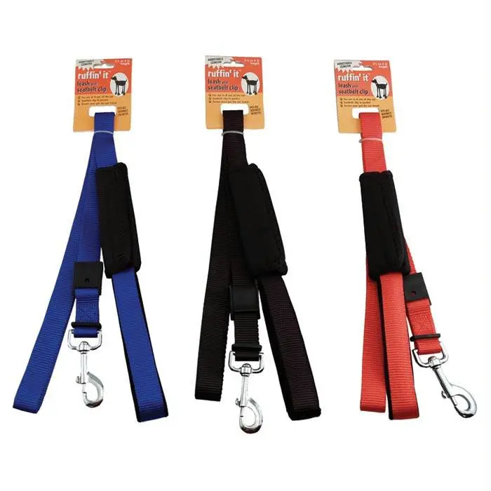 Adjust Dog Seatbelt 5' Leash 1