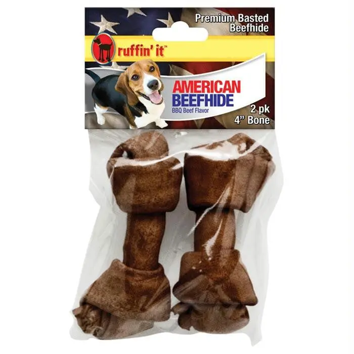 Beef Basted Dog Bone 4" 2Pk 1