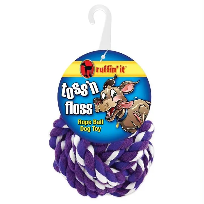 Toss 'N Floss Rope Ball 1