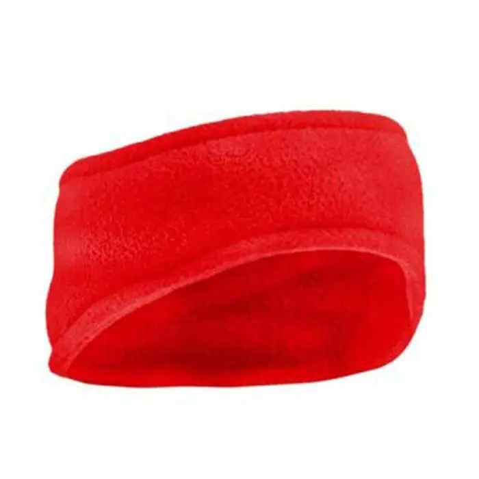 Rila Fleece Drop Earband Red 1