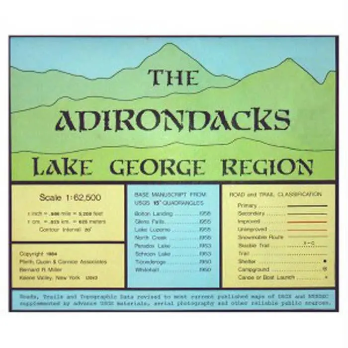 Adirondack Map Lake George 1