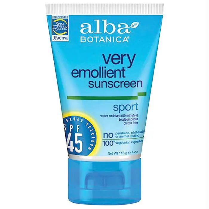 Alba Sport Sunscreen Spf45 4Oz 1