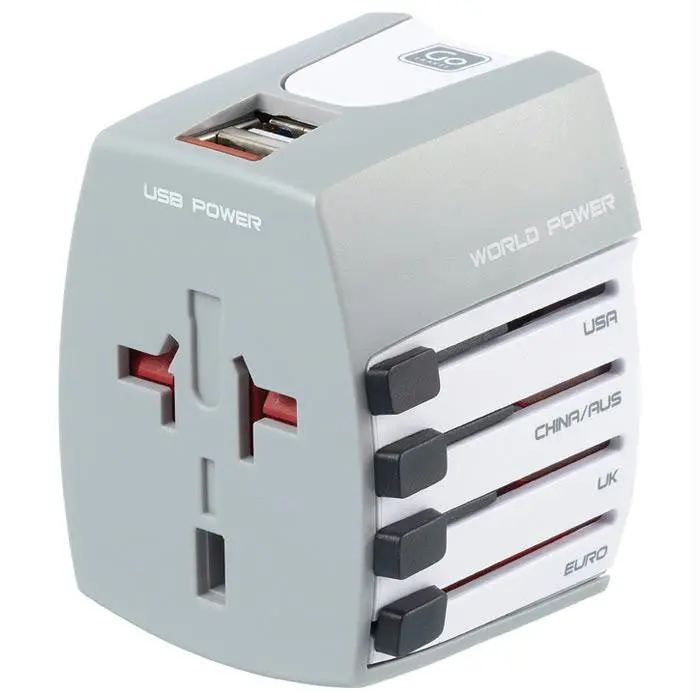 World Adaptor Usb Non Grounded 1
