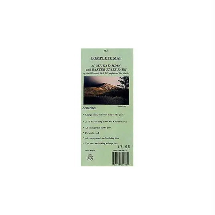 Complete Map: Katahdin & Bater 1