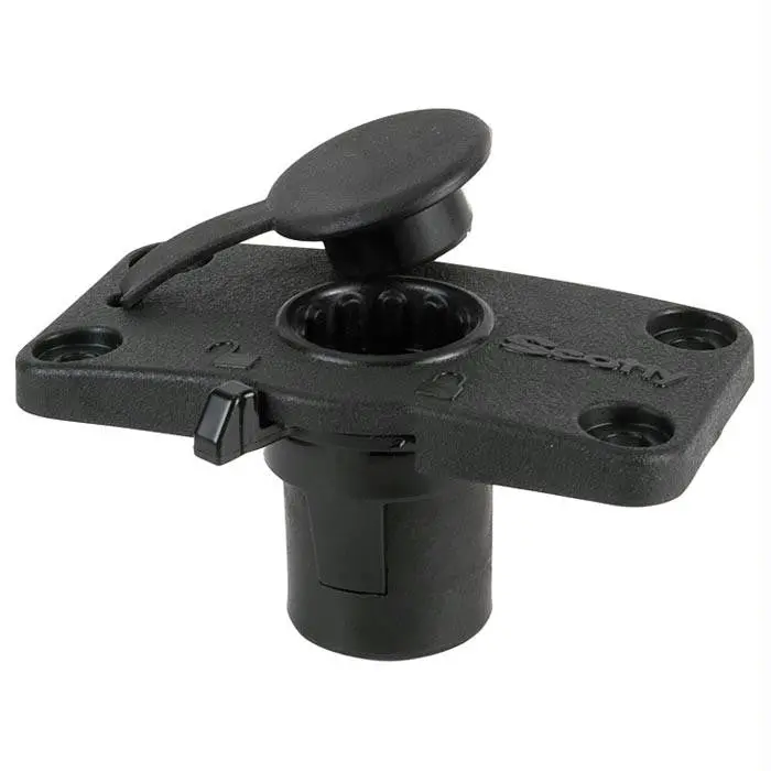 Locking Flush Mount W-Rain Cap 1