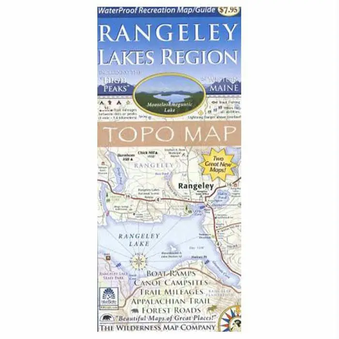 Rangeley Lakes Wtrprf Map-Gd 1