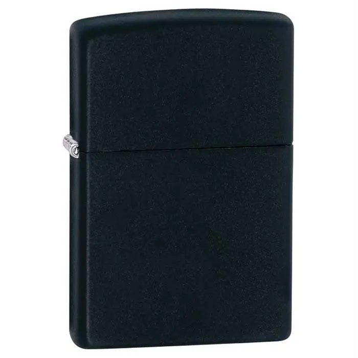 Zippo Lighter-Black Matte 1