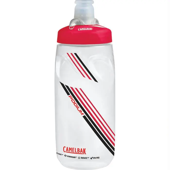 Podium 21 Oz Clear Red 1