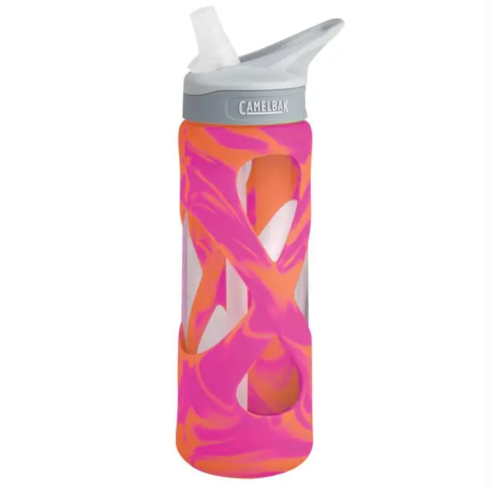 Eddy Glass .7L Pink-Orng Swirl 1