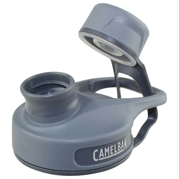 Chute Cap W-Tether Grey 1