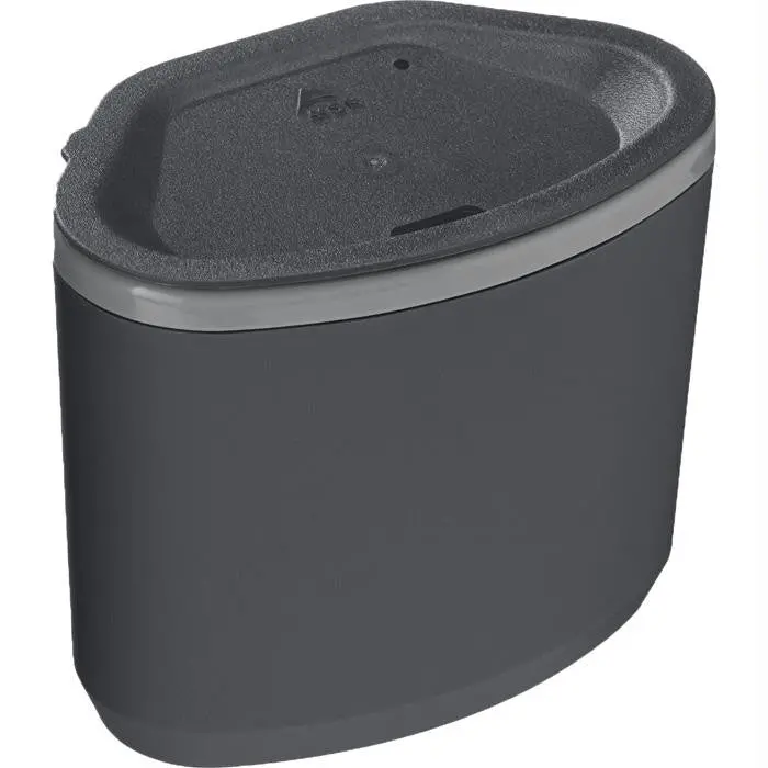 Mug Pp Inslted Short Gray 1