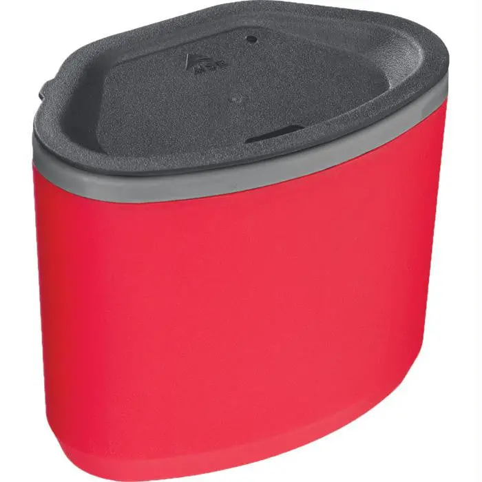 Mug Pp Inslted Short Red 1