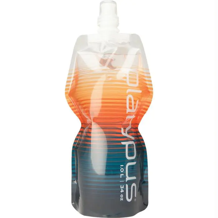 Softbottle Pp Stripe Red 1L 1