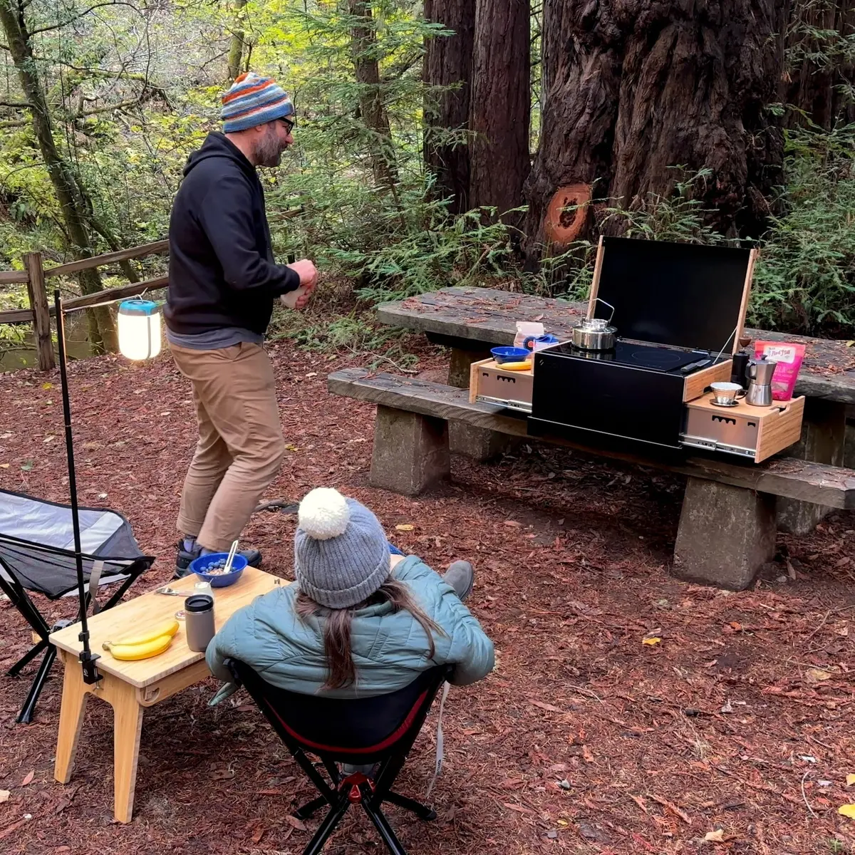 Field Table – Compact Folding Bamboo Camp Table 1