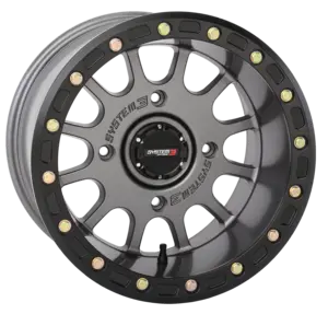 System 3 Off-Road Sb-5 Beadlock 14X7 4 Lug Wheels 4/136 Gunmetal 2