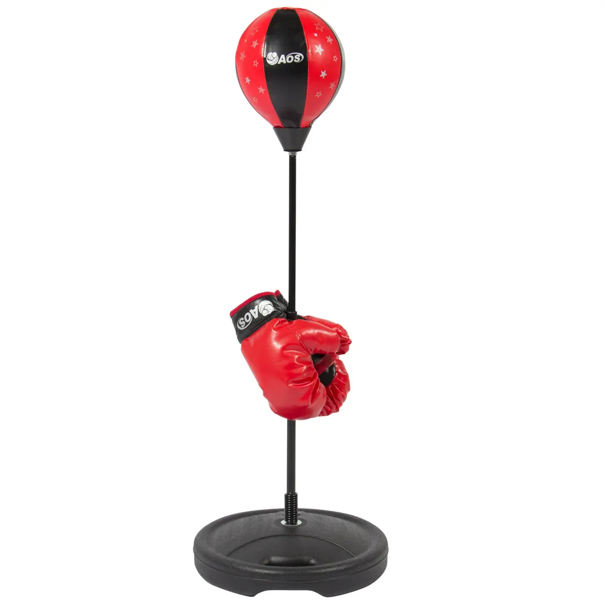 Kids Bounce Bag Boxing Set W/ Inflatable Punching Bag, Gloves 1