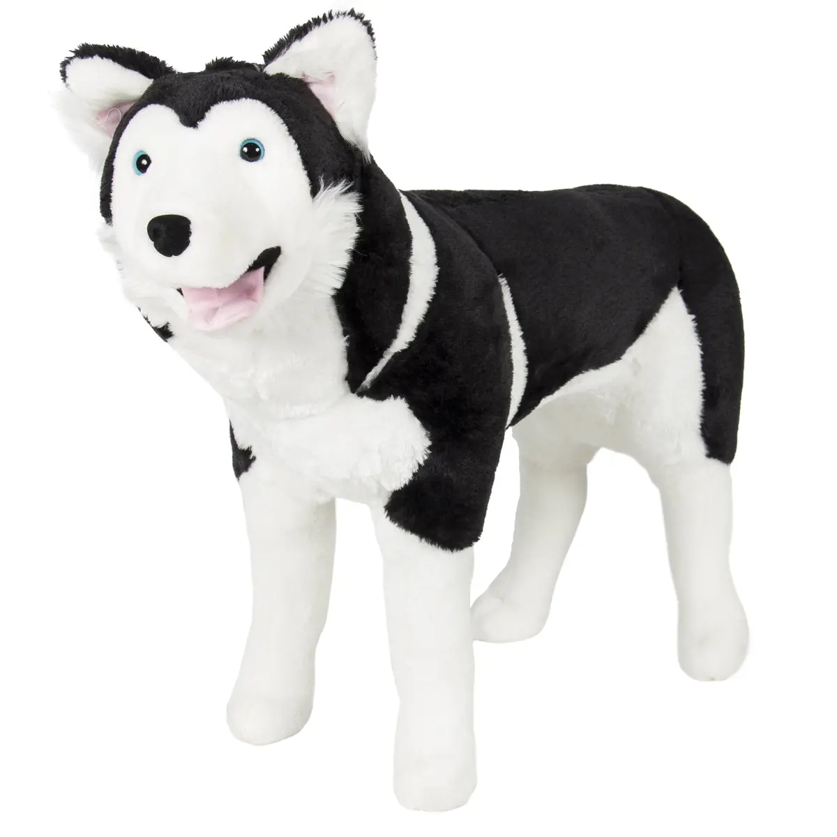 Realistic Large Husky Dog Wolf Plush Animal 1