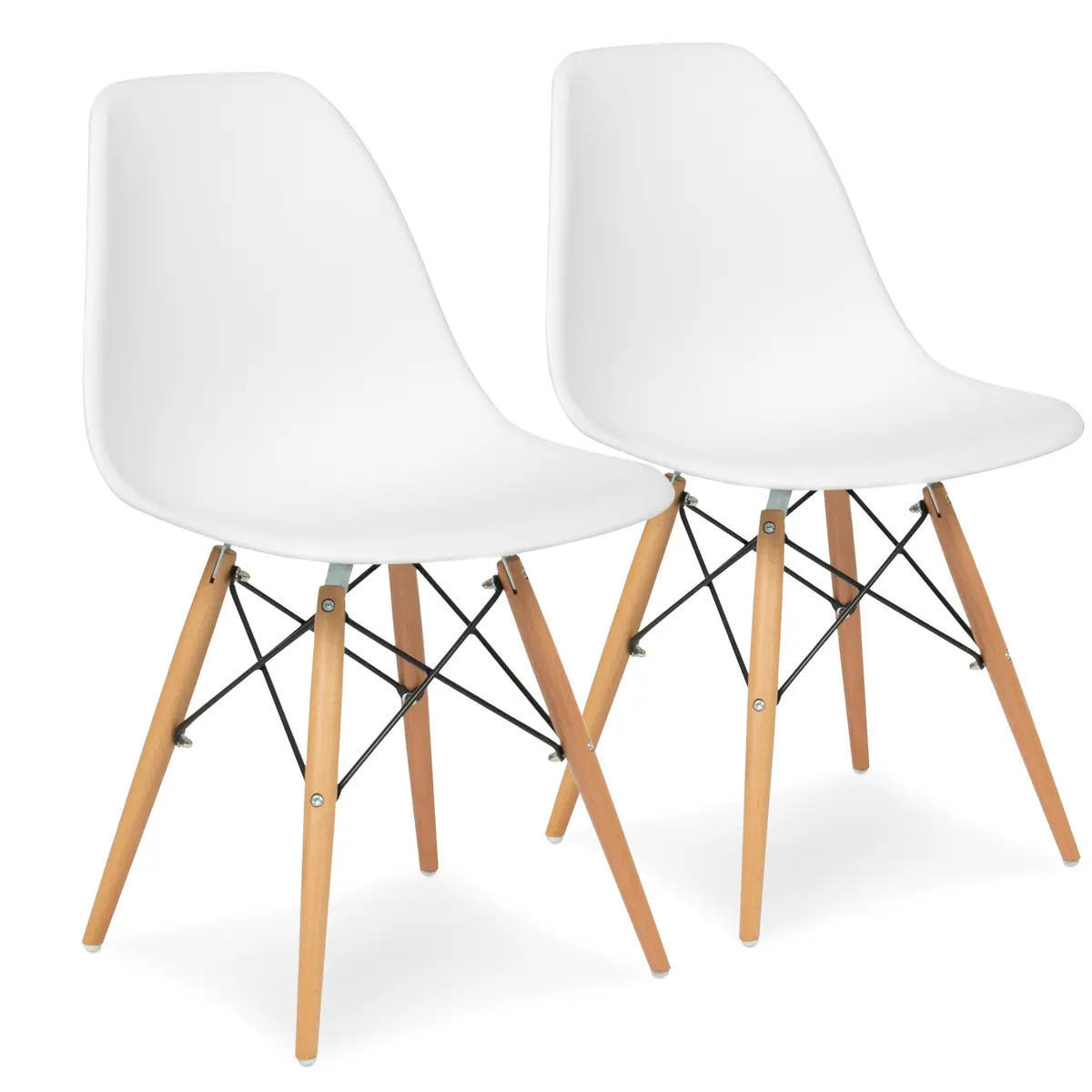 Set Of 2 Mid-Century Modern Dining Chairs 1