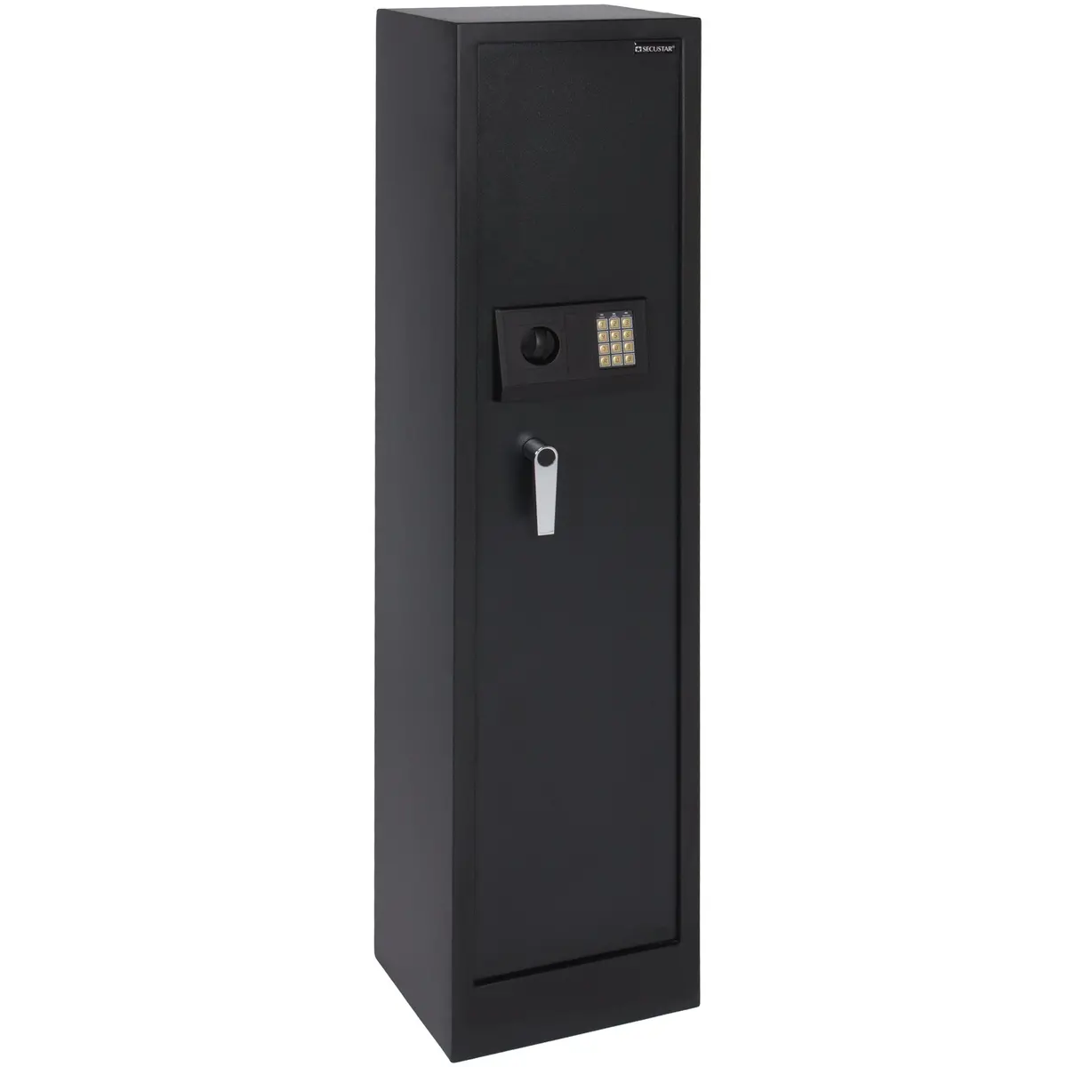 Steel Programmable Electronic Storage Safe W/ Digital Keypad, Keys - Black 1