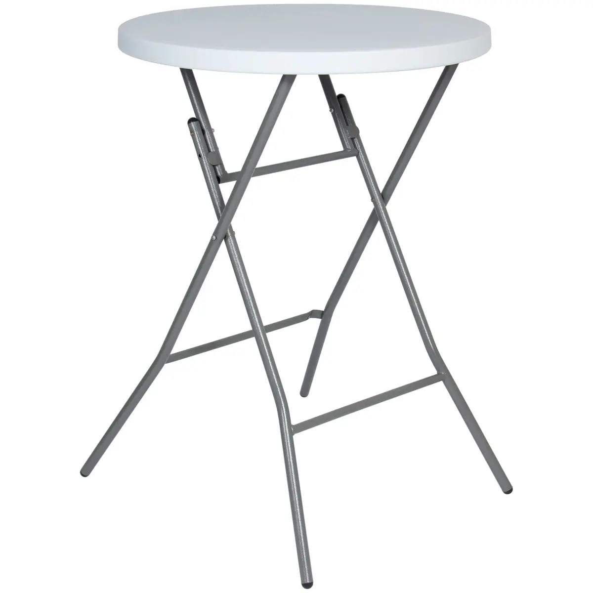 32In Indoor/Outdoor Folding Bar Table - White 1