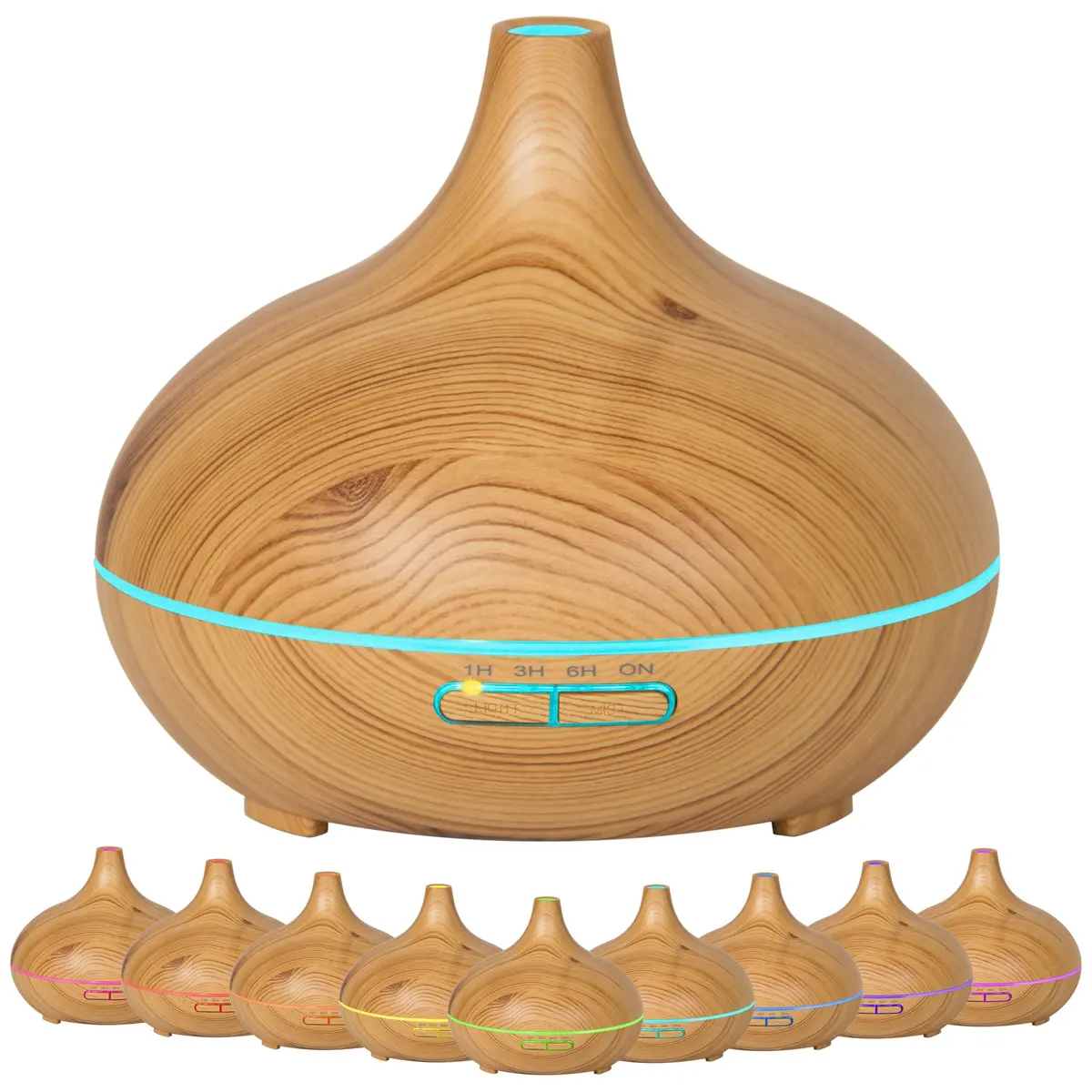 300Ml Essential Oil Diffuser And Humidifier W/ Mood Led Lights 1