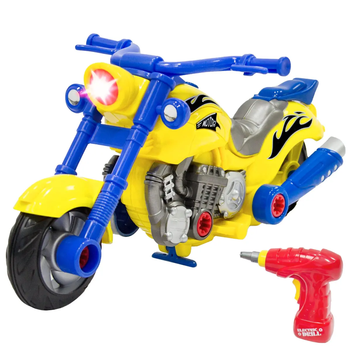 20-Piece Take-A-Part Motorcycle Set - Multicolor 1