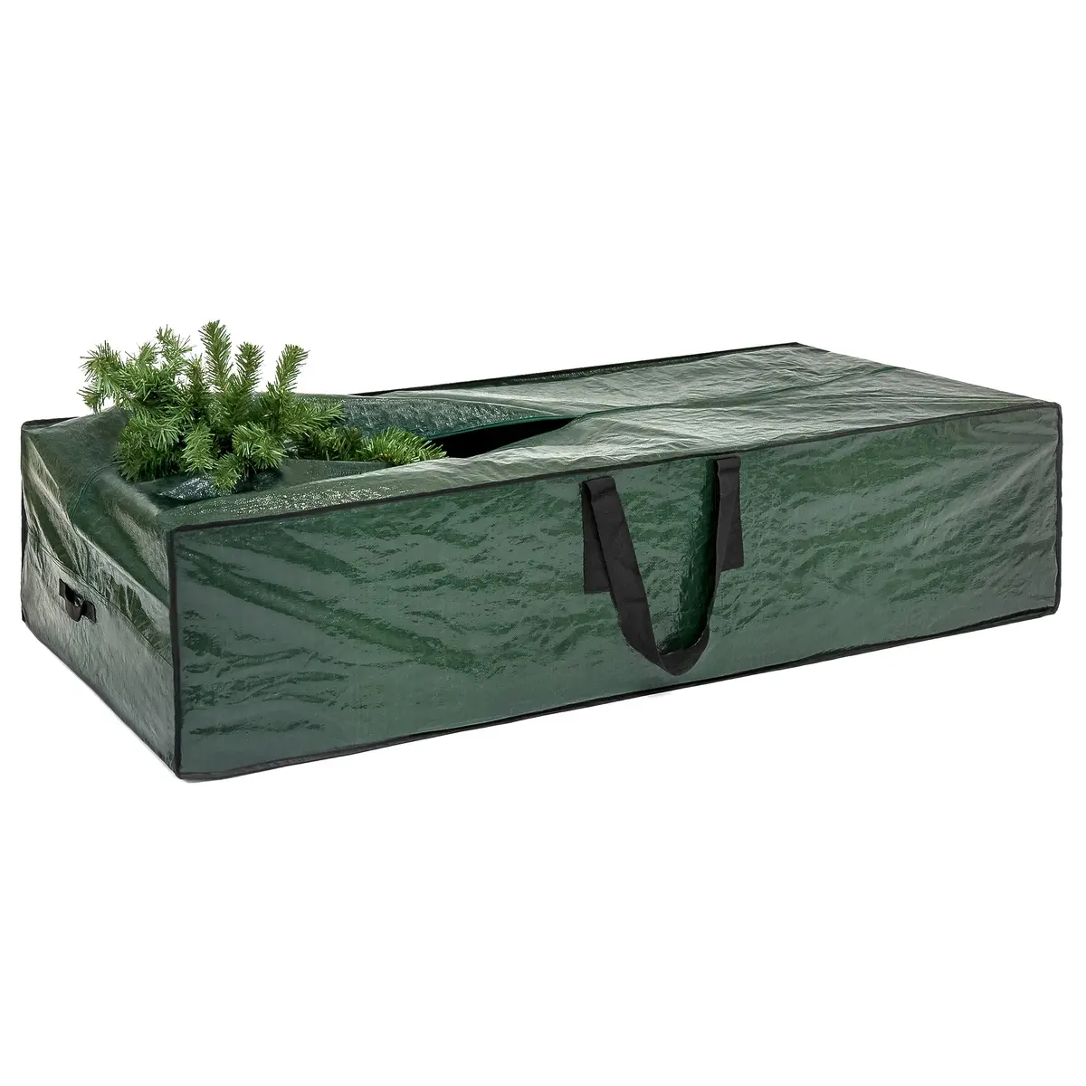 Weather-Resistant Christmas Tree Storage Bag For 9Ft Tree W/ Handles - Green 1