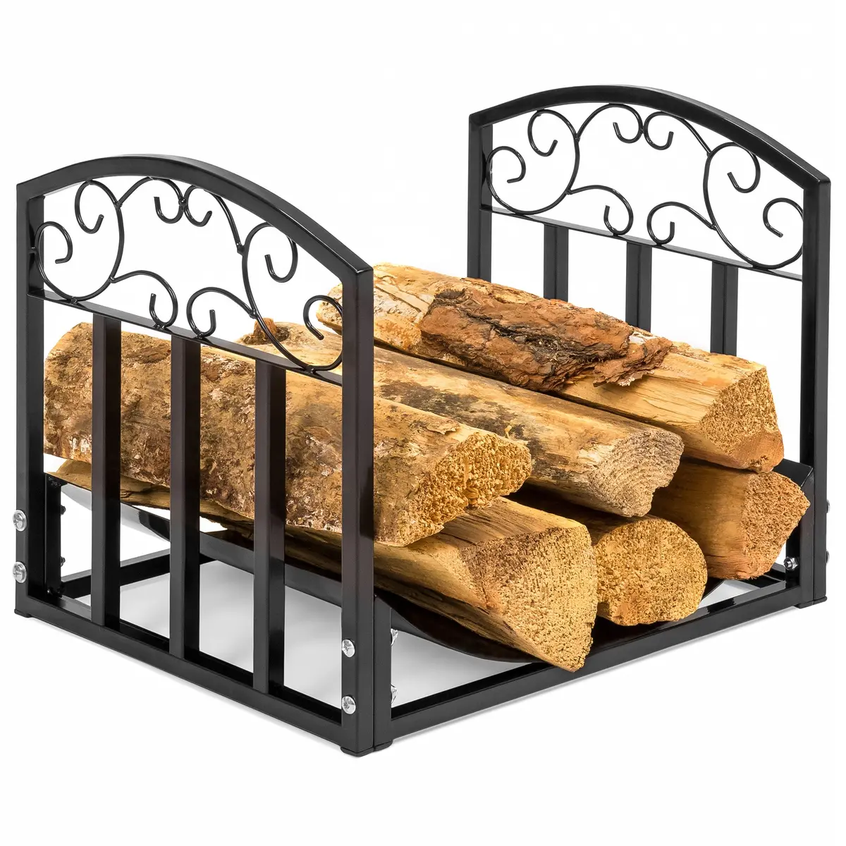 Wrought Iron Firewood Log Stacking Storage Rack  Accessory 1