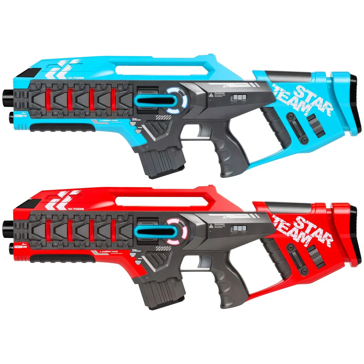 Set Of 2 Kids Infrared Blaster Laser Tag Toys W/ Life Tracker 1