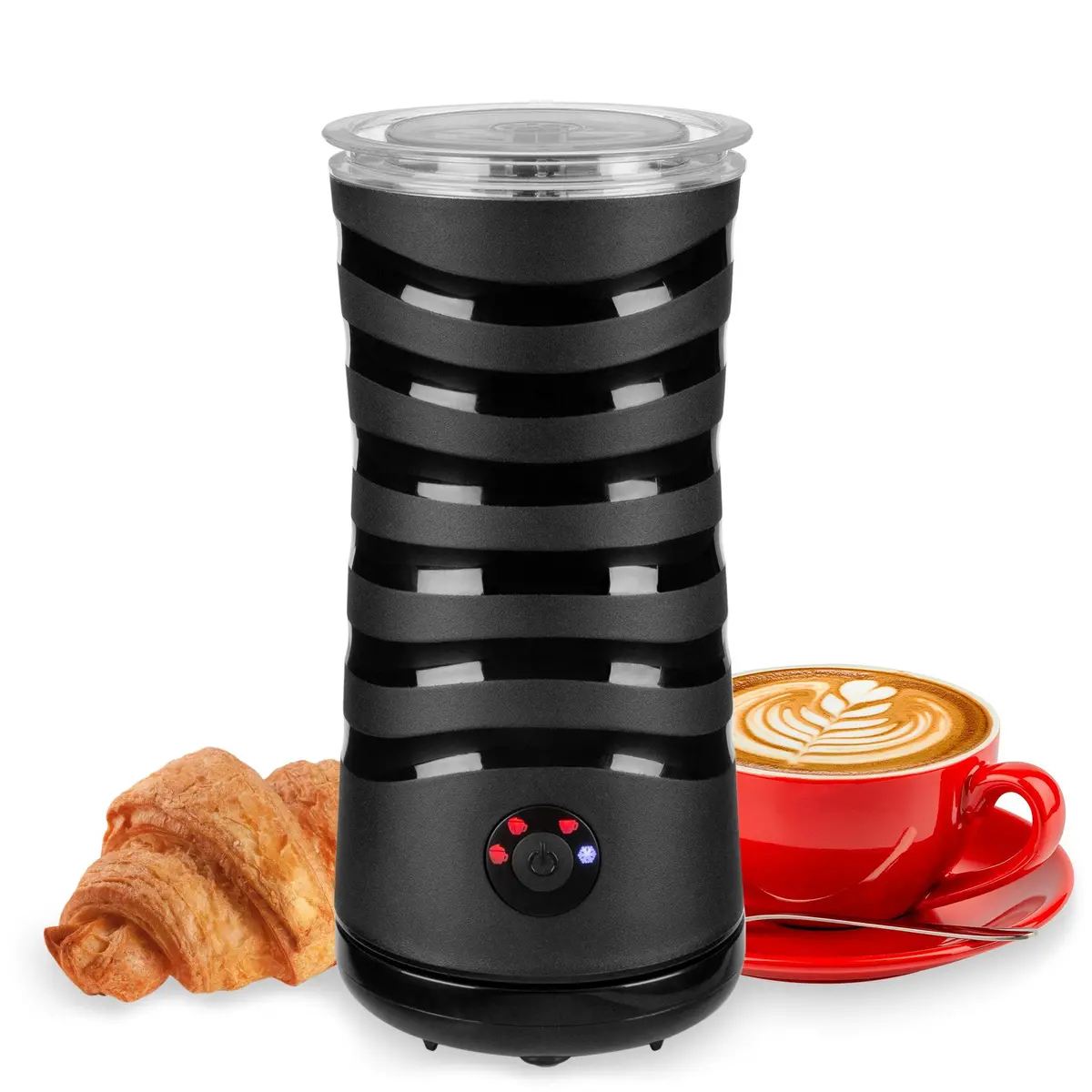 Automatic Electric Milk Frother Steamer W/ Texture Control 1