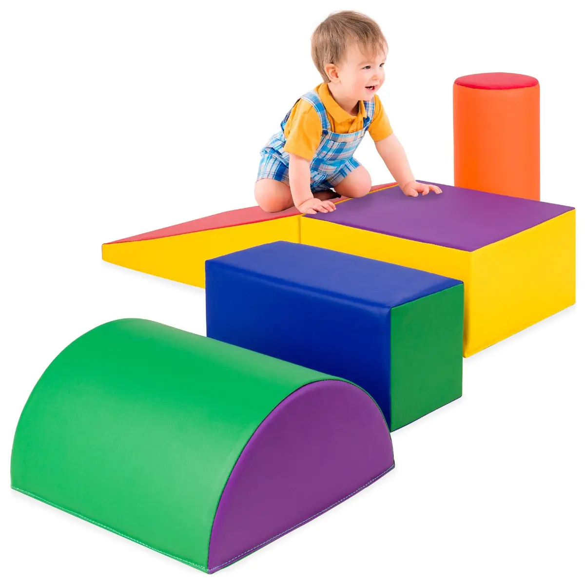 5-Piece Kids Climb & Crawl Soft Foam Shapes Structure Playset 1