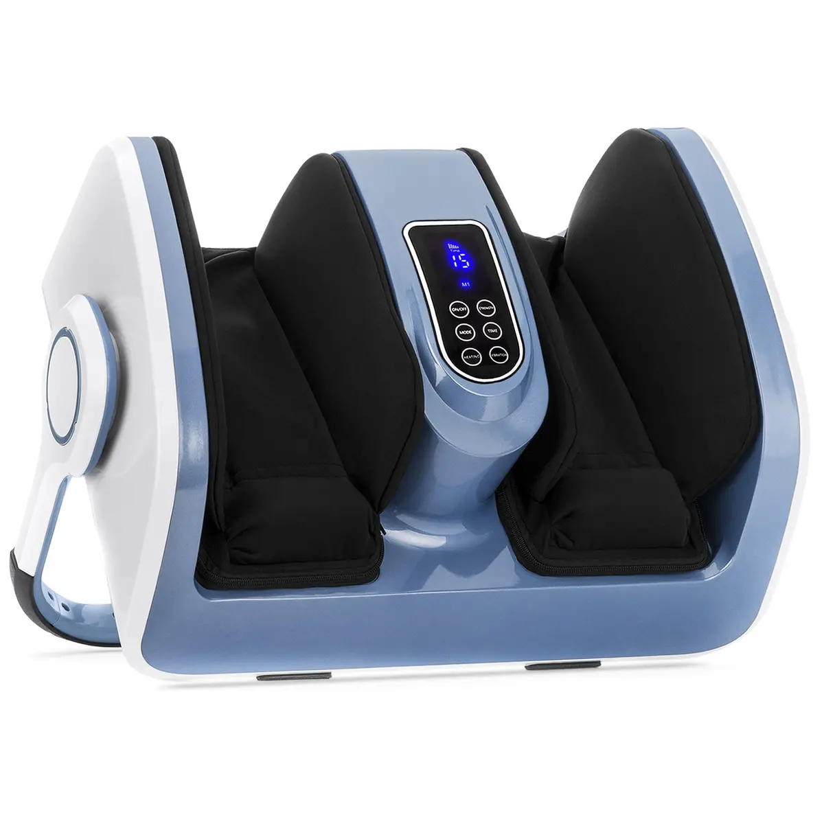 Air Compression Shiatsu Calf & Foot Therapeutic Massager W/ Heat, Rollers 1